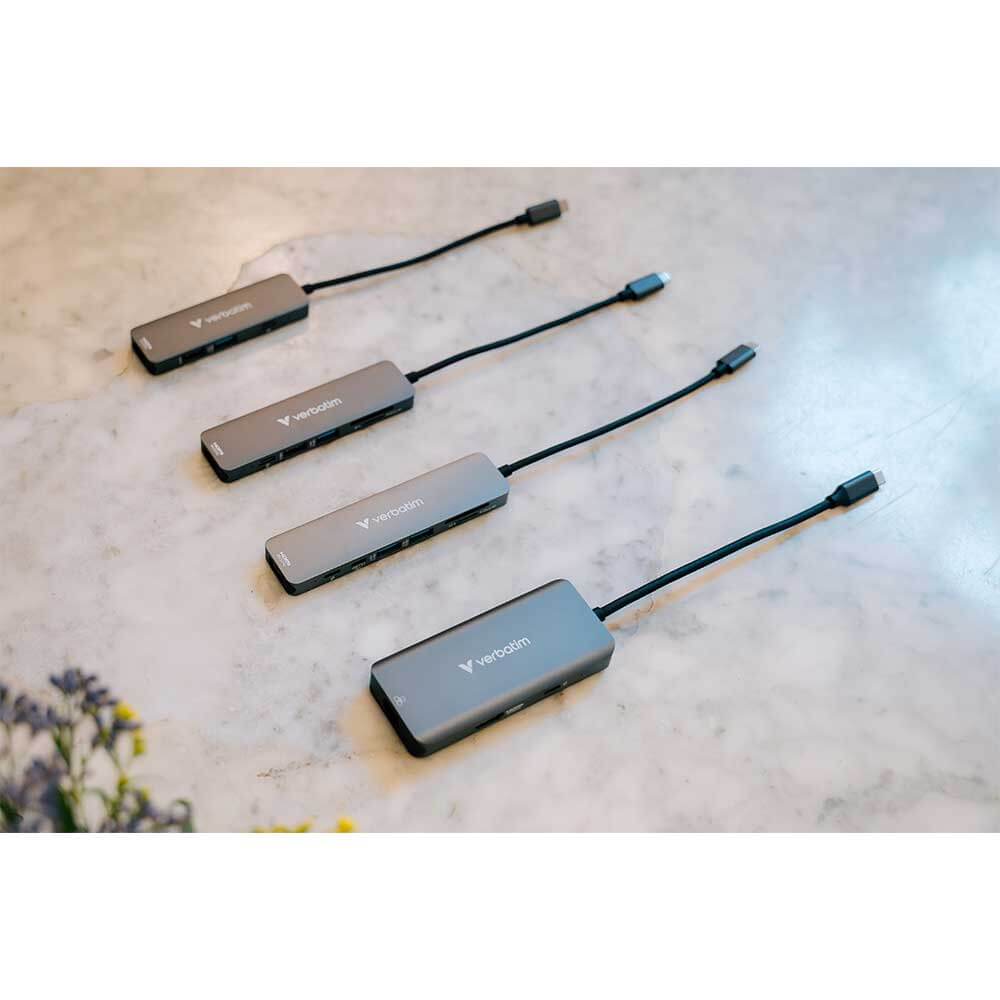 32157 VERBATIM                                                     | HUB VERBATIM ESSENTIALS USB-C DE 6 PUERTOS                                                                                                                                                                                                                