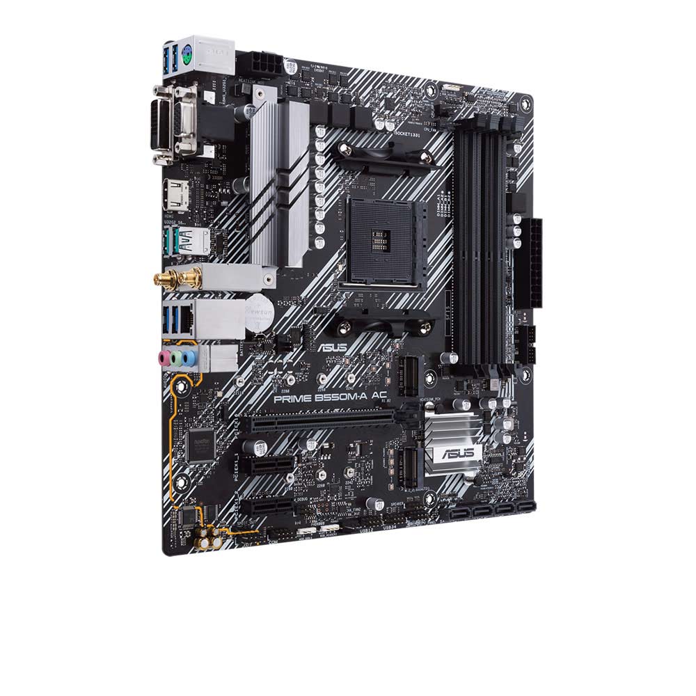 90MB15K0-M0EAY0 ASUS                                                         | MOTHERBOARD ASUS PRIME B550M-A AC AM4 AMD RYZEN ATHLON MICRO ATX                                                                                                                                                                                          
