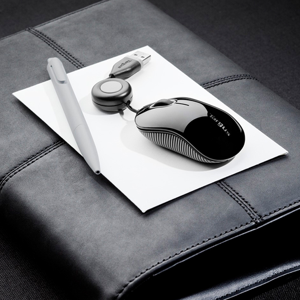 AMU75US TARGUS                                                       | MOUSE TARGUS COMPACTO RETRACTIL USB BLUE TRACE                                                                                                                                                                                                            