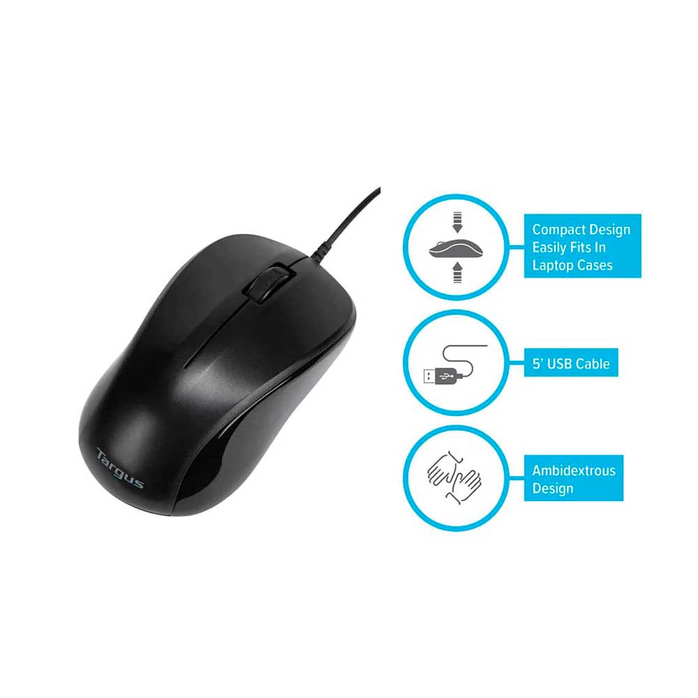 AMU80US TARGUS                                                       | MOUSE TARGUS 3 BOTONES USB OPTICAL                                                                                                                                                                                                                        