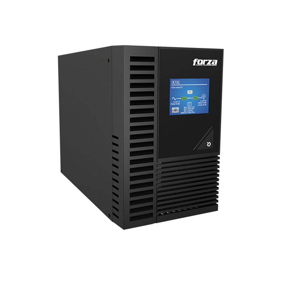 FDC-1002T-A FORZA                                                        | UPS ONLINE FORZA EOS FDC-1002T-A 1000VA/900W 4 IRAM SINUSOIDAL PURA TORRE-220V                                                                                                                                                                            