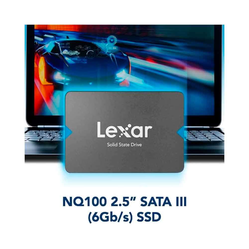 LNQ100X512G-RNNNG LEXAR                                                        | SSD INTERNO LEXAR NQ100 512GB SATA III                                                                                                                                                                                                                    