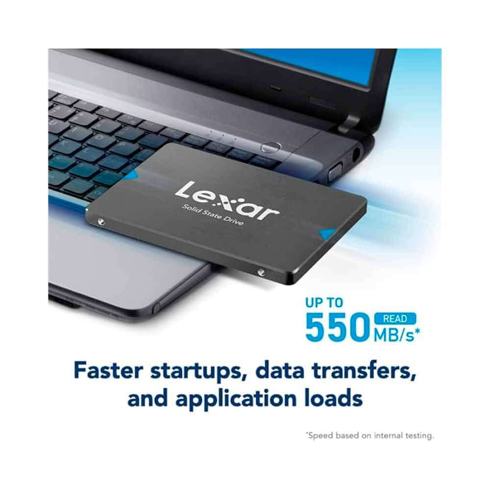LNQ100X512G-RNNNG LEXAR                                                        | SSD INTERNO LEXAR NQ100 512GB SATA III                                                                                                                                                                                                                    