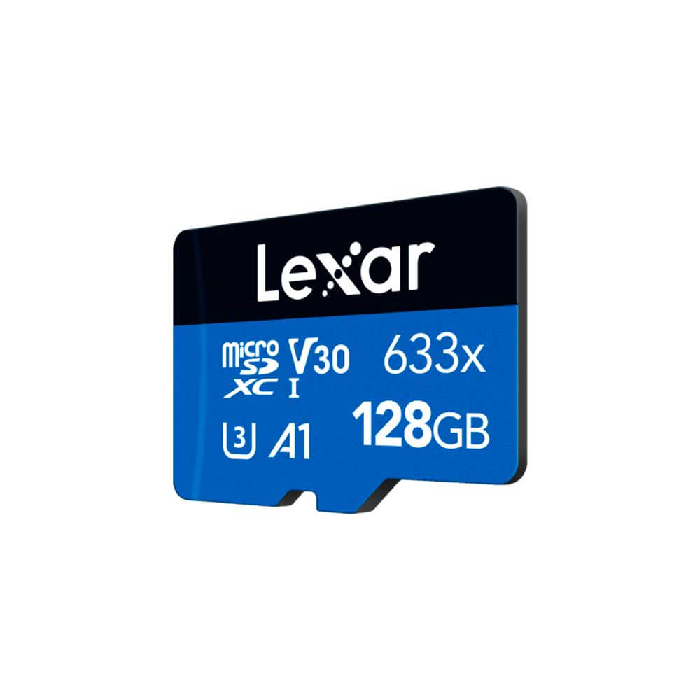 LSDMI128BB633A LEXAR                                                        | MICRO SD LEXAR HIGH-PERFORMANCE 633X 128GB MICROSDXC UHS-I CARD BLUE SERIES                                                                                                                                                                               