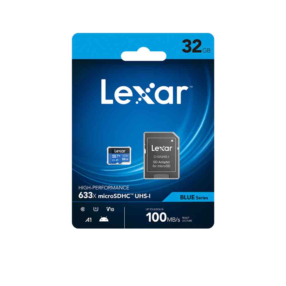 LSDMI32GBBNL633A LEXAR                                                        | MEMORIA MICRO SD LEXAR 32GB CON ADAPTADOR                                                                                                                                                                                                                 