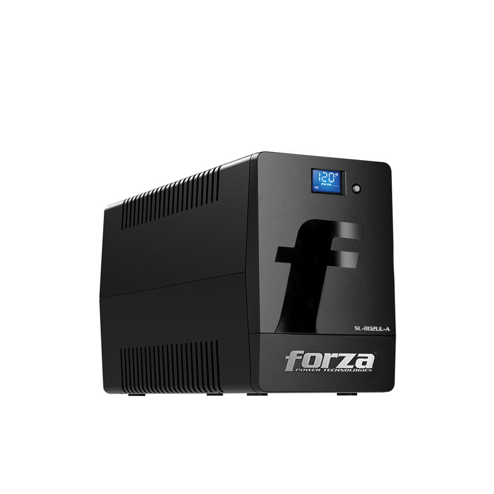 SL-802UL-A FORZA                                                        | UPS INTERACTIVA FORZA SL-802UL-A 800VA/480W 4 IRAM LCD TÁCTIL TORRE CMP-220V                                                                                                                                                                              