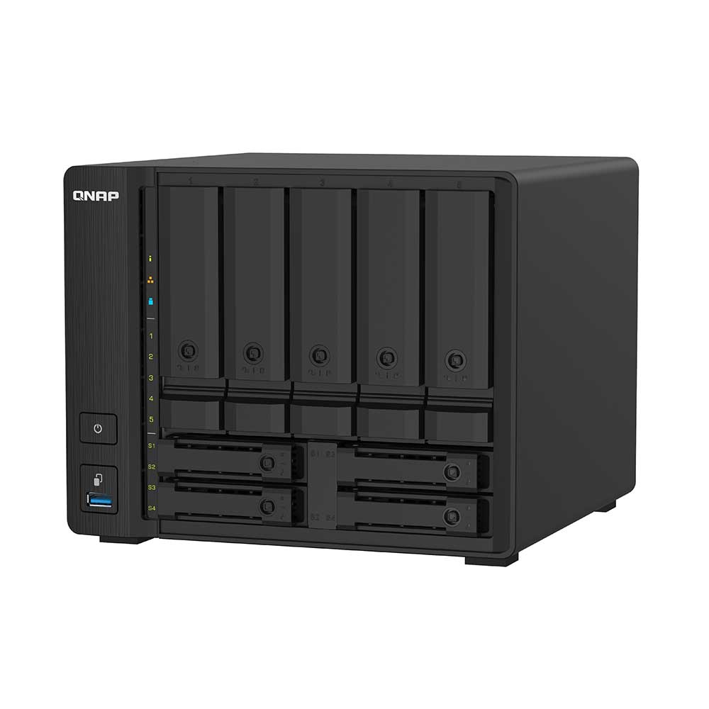 TS-932PX-4G-US QNAP                                                         | NAS QNAP TORRE TS-932PX-4G-US DE 9 BAHIAS QUAD-CORE ARM 4GB RAM 10GBE                                                                                                                                                                                     